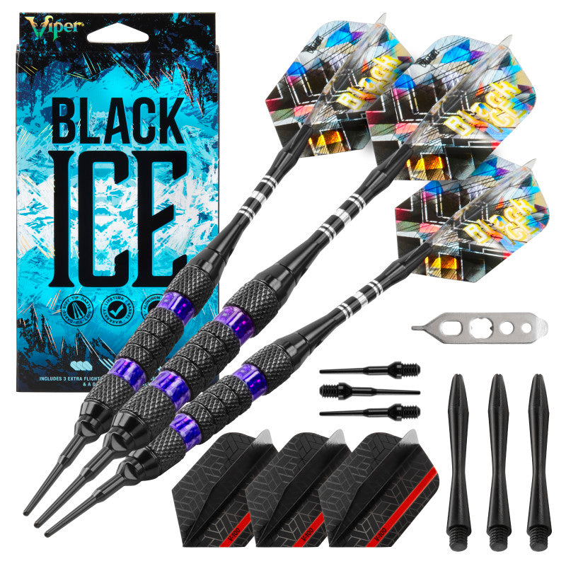 Viper Black Ice Purple Soft Tip Darts 18 Grams