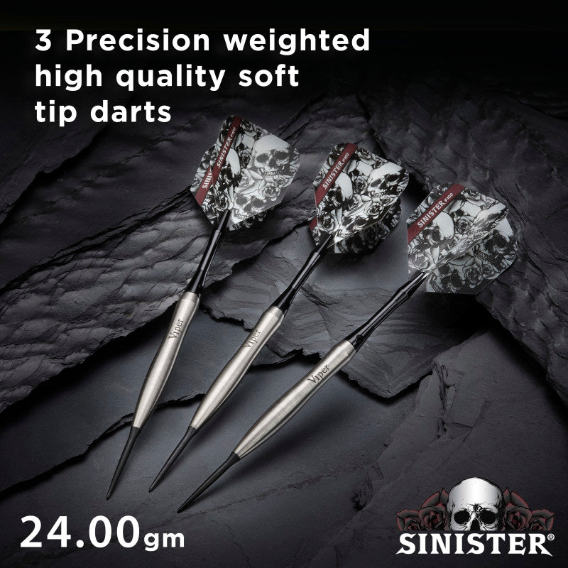 Viper Sinister 95% Tungsten Steel Tip Darts 24 Grams