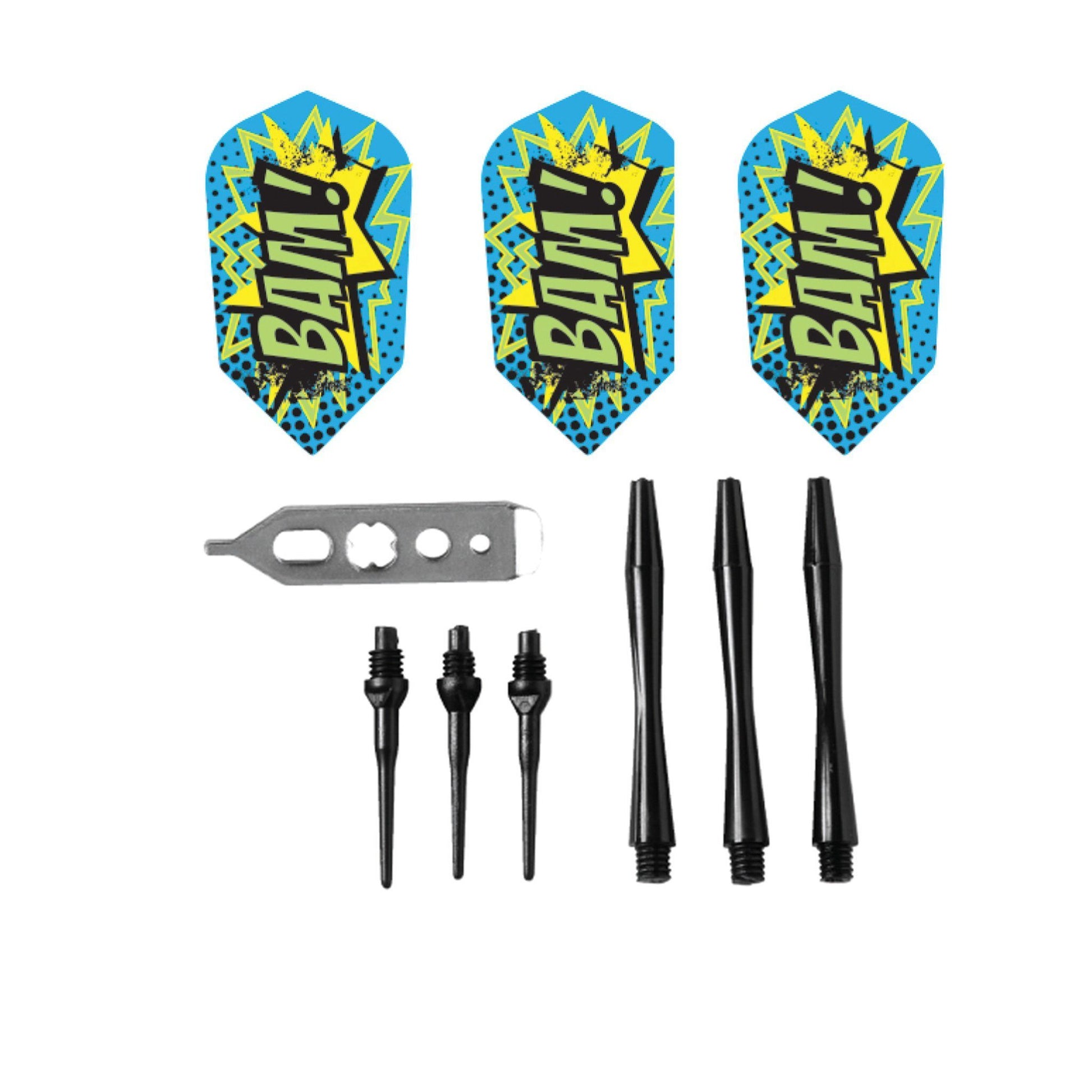 [REFURBISHED] Viper Comix BAM! Darts Soft Tip Darts Blue 18 Grams Refurbished Refurbished GLD Products 