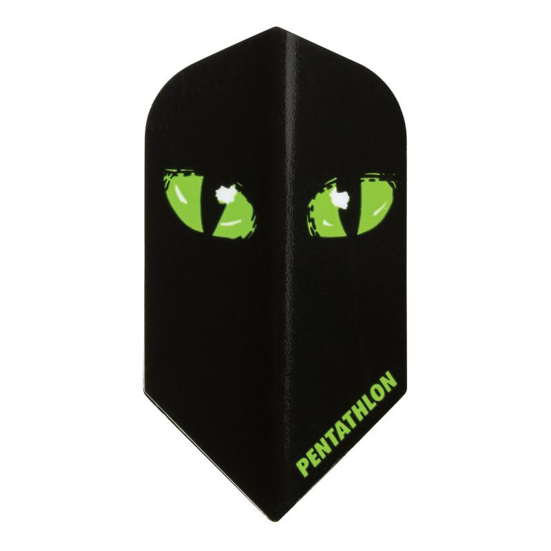 Pentathlon Slim Black Cat Flights Dart Flights Viper 