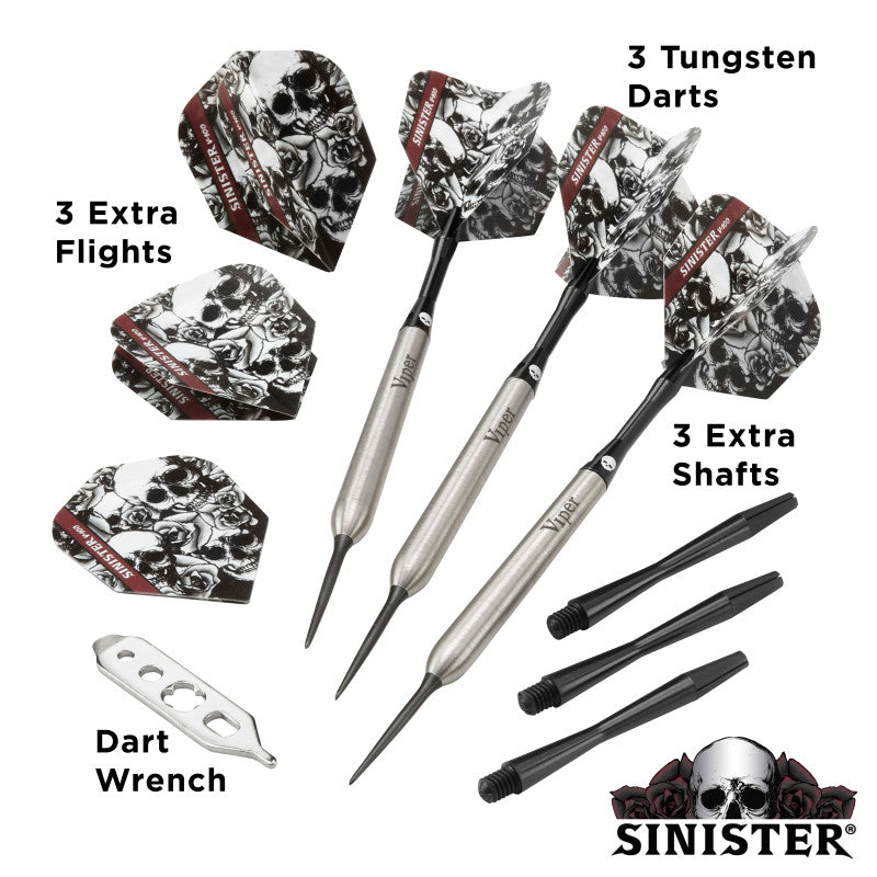 Viper Sinister 95% Tungsten Steel Tip Darts 25 Grams