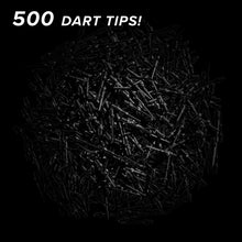 Load image into Gallery viewer, Viper Tufflex Tips II 2BA Black 500Ct Soft Dart Tips
