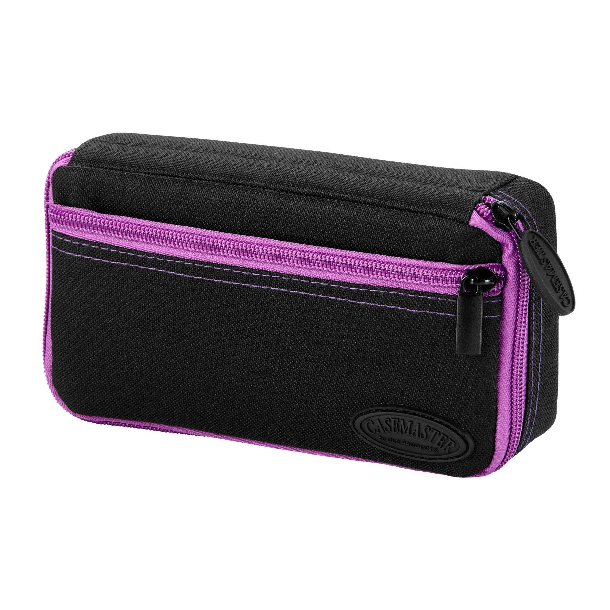 [REFURBISHED] Casemaster Plazma Dart Case Black with Amethyst Zipper Refurbished Refurbished GLD Products 