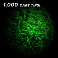 Viper Tufflex Tips III 2BA 1000Ct Soft Dart Tips Green