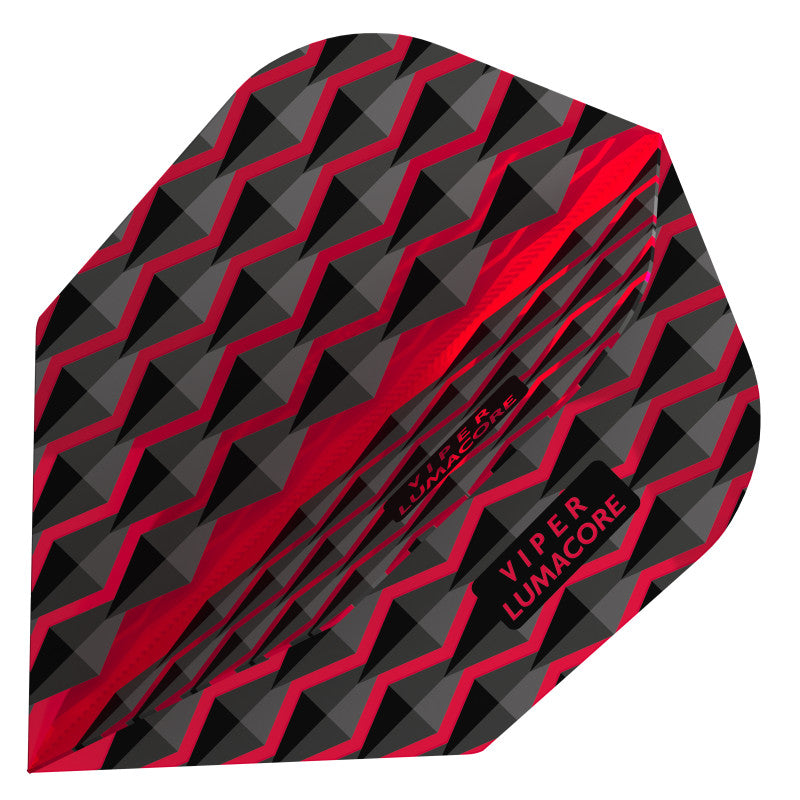 V-100 Lumacore Flights Standard Red/Black