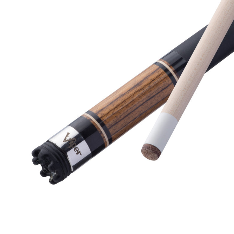 Viper Naturals Zebrawood Billiard/Pool Cue Stick 21 Ounce