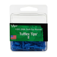 Viper Tufflex Tips II 2BA 100Ct Soft Dart Tips Blue