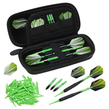 Load image into Gallery viewer, Casemaster Sentry Dart Case and Two Sets of Viper Soft Tip Darts 18 Grams Black/Green Soft-Tip Darts Viper 
