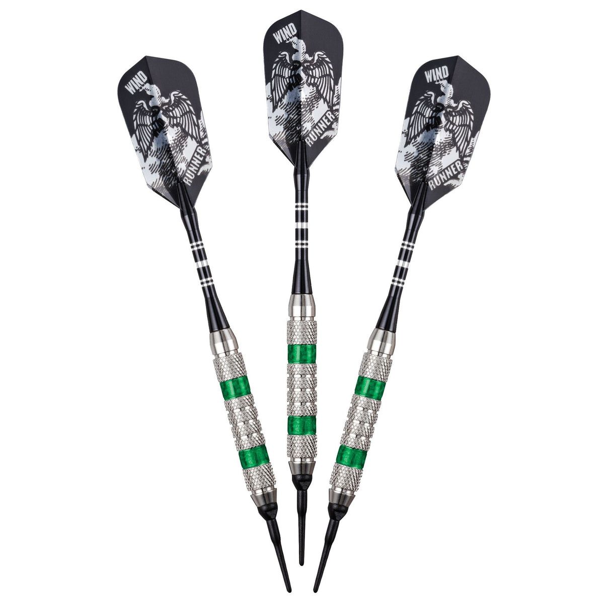 [REFURBISHED] Viper Wind Runner Green Soft Tip Darts 18 Grams Refurbished GLD Products