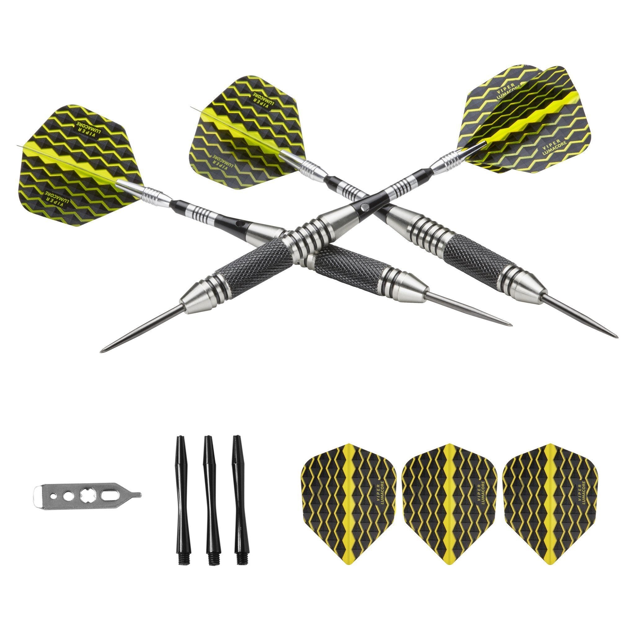 [REFURBISHED] Viper The Freak Darts Steel Tip Darts Knurled and Grooved Barrel 22 Grams Refurbished Refurbished GLD Products 