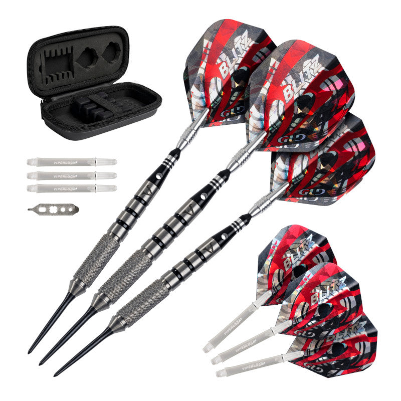 Viper Blitz Darts 95% Tungsten Steel Tip Darts 24 Grams