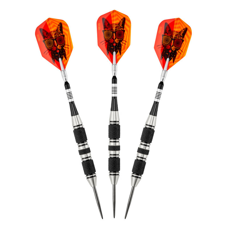 Viper The Freak Steel Tip Darts 3 Knurled Rings Barrel 22 Grams