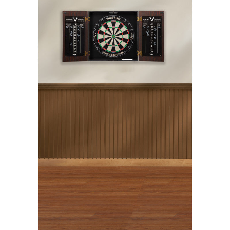 Viper Stadium Dartboard Cabinet with Shot King Sisal Dartboard