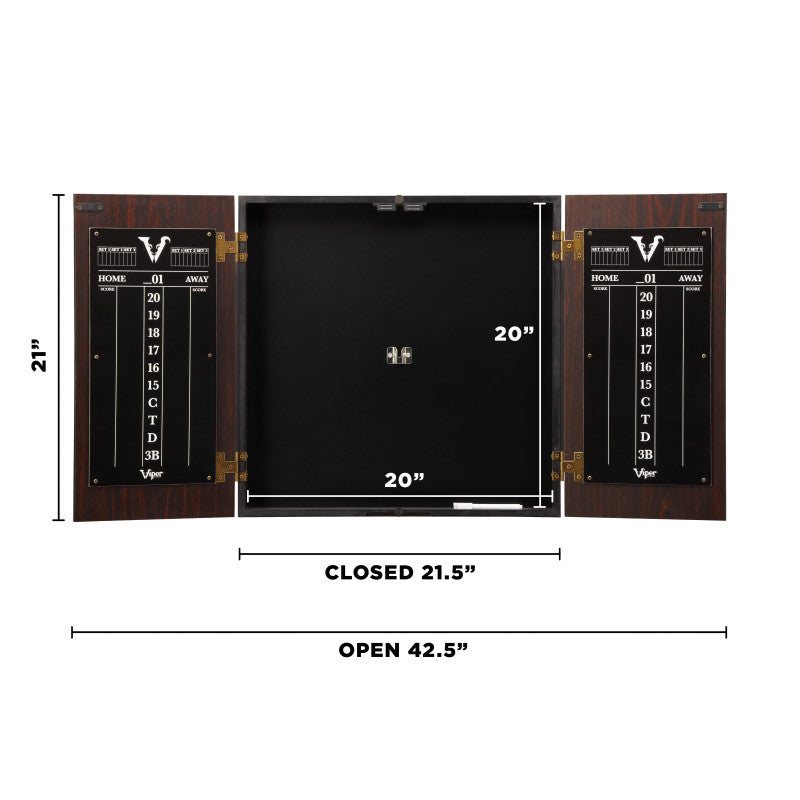 Viper purchases Shot King Steel Tipped Dartboard Cabinet w/ Darts