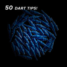 Load image into Gallery viewer, Viper Tufflex Tips SS 2BA 50Ct Soft Dart Tips Blue
