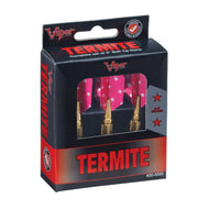 Viper Termite package with three pink soft-tip darts with white stars and brass barrels inside clear window