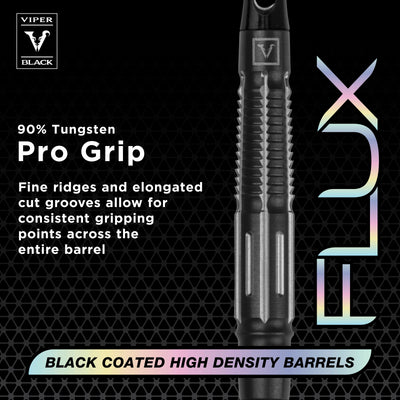 Viper Black Flux 90% Tungsten Steel or Soft Tip Conversion Darts Gold 20 Grams