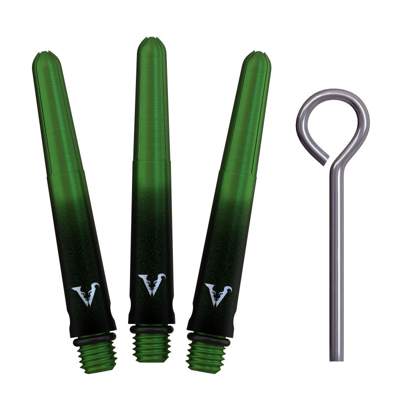 Viperlock Aluminum Shade Dart Shaft Short Green