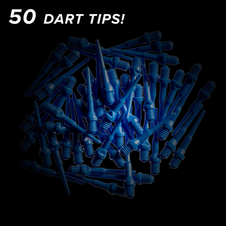 Viper Tufflex Tips II 2BA Blue 50Ct Soft Dart Tips