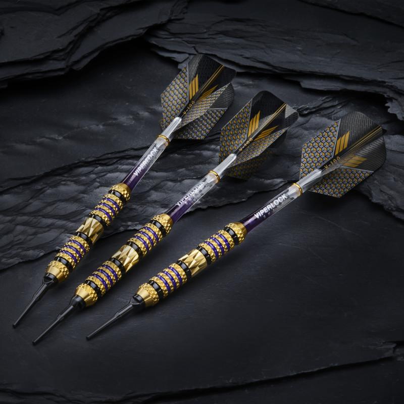 Viper Wizard Purple/Black Soft Tip Darts 18 Grams Soft-Tip Darts Viper 