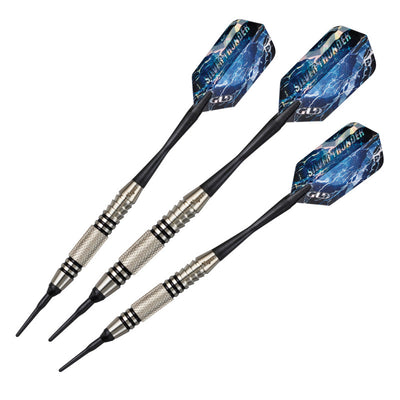 Viper Silver Thunder Soft Tip Darts 1 Knurled Ring 20 Grams