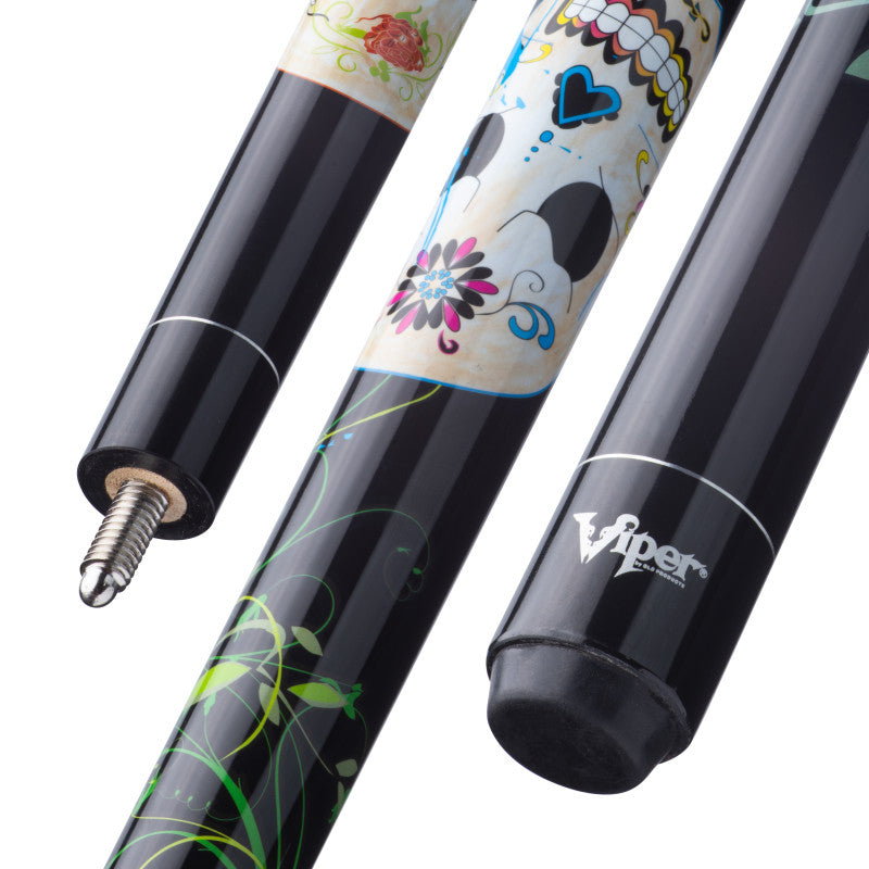 Viper Underground Dia de los Muertos Billiard/Pool Cue Stick 18 Ounce