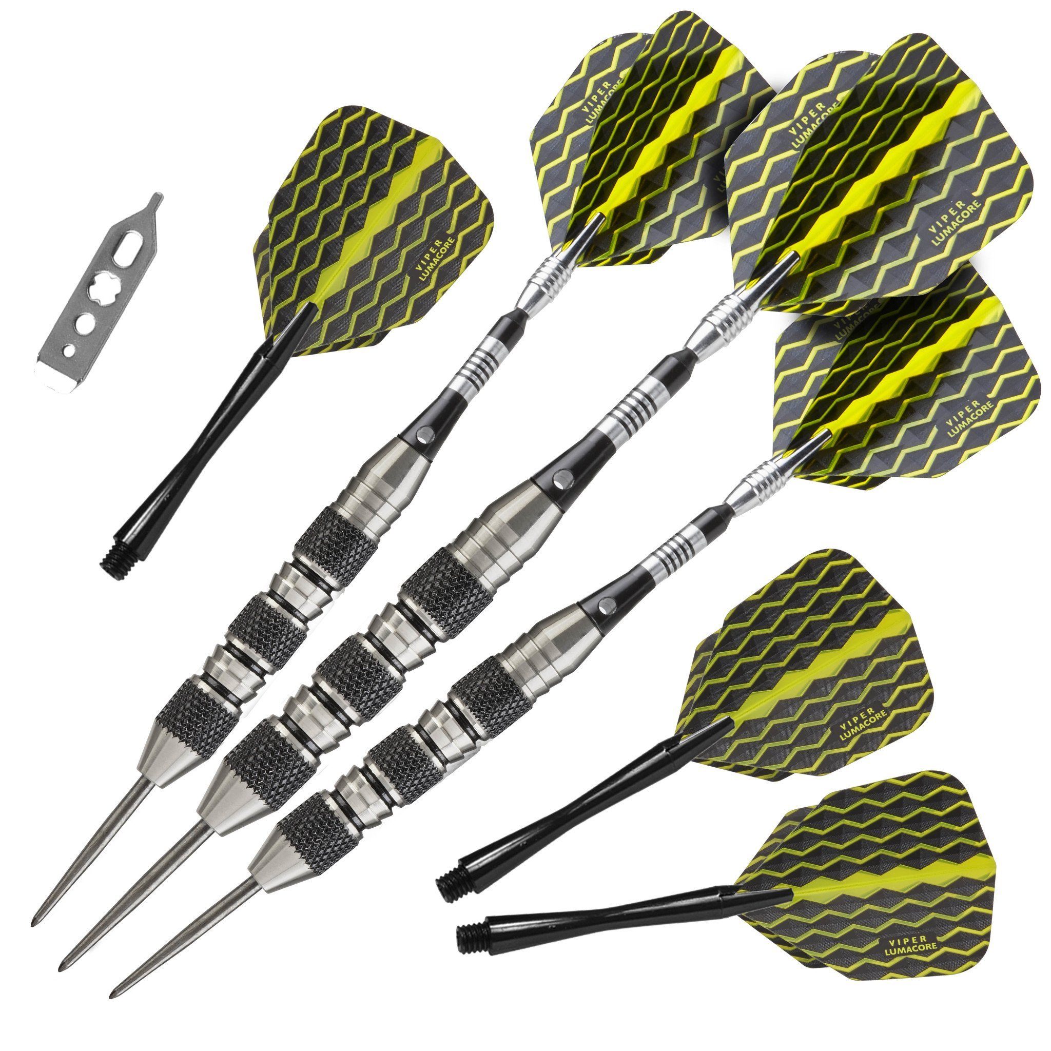 [REFURBISHED] Viper The Freak Darts Steel Tip Darts Knurled and Shark Fin Barrel 22 Grams Refurbished Refurbished GLD Products 