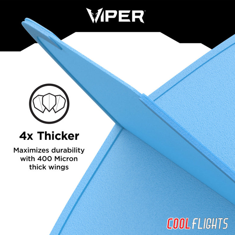 Viper Cool Molded Dart Flights Slim Blue