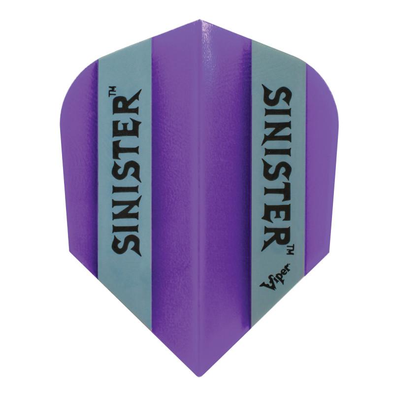 V-100 Sinister Flights Standard Translucent Purple Dart Flights Viper 