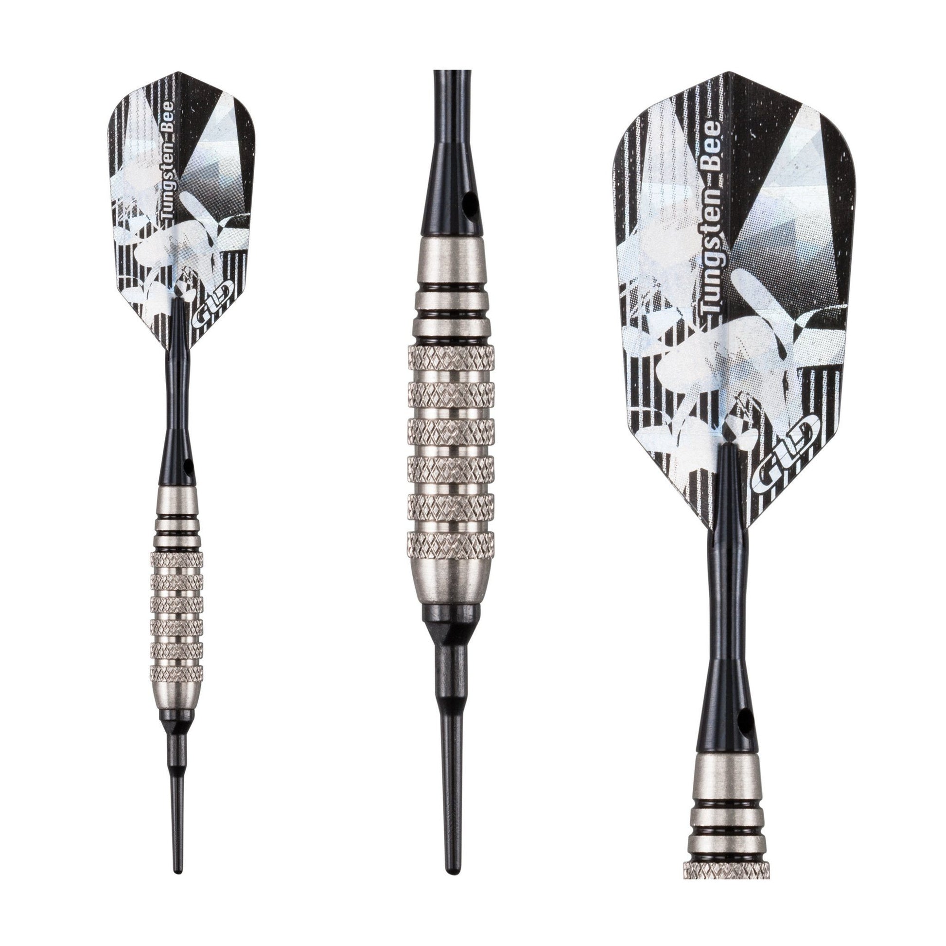 [REFURBISHED] Viper 80% Tungsten Bee Soft Tip Darts Knurled Barrel 18 Grams Refurbished Refurbished GLD Products 