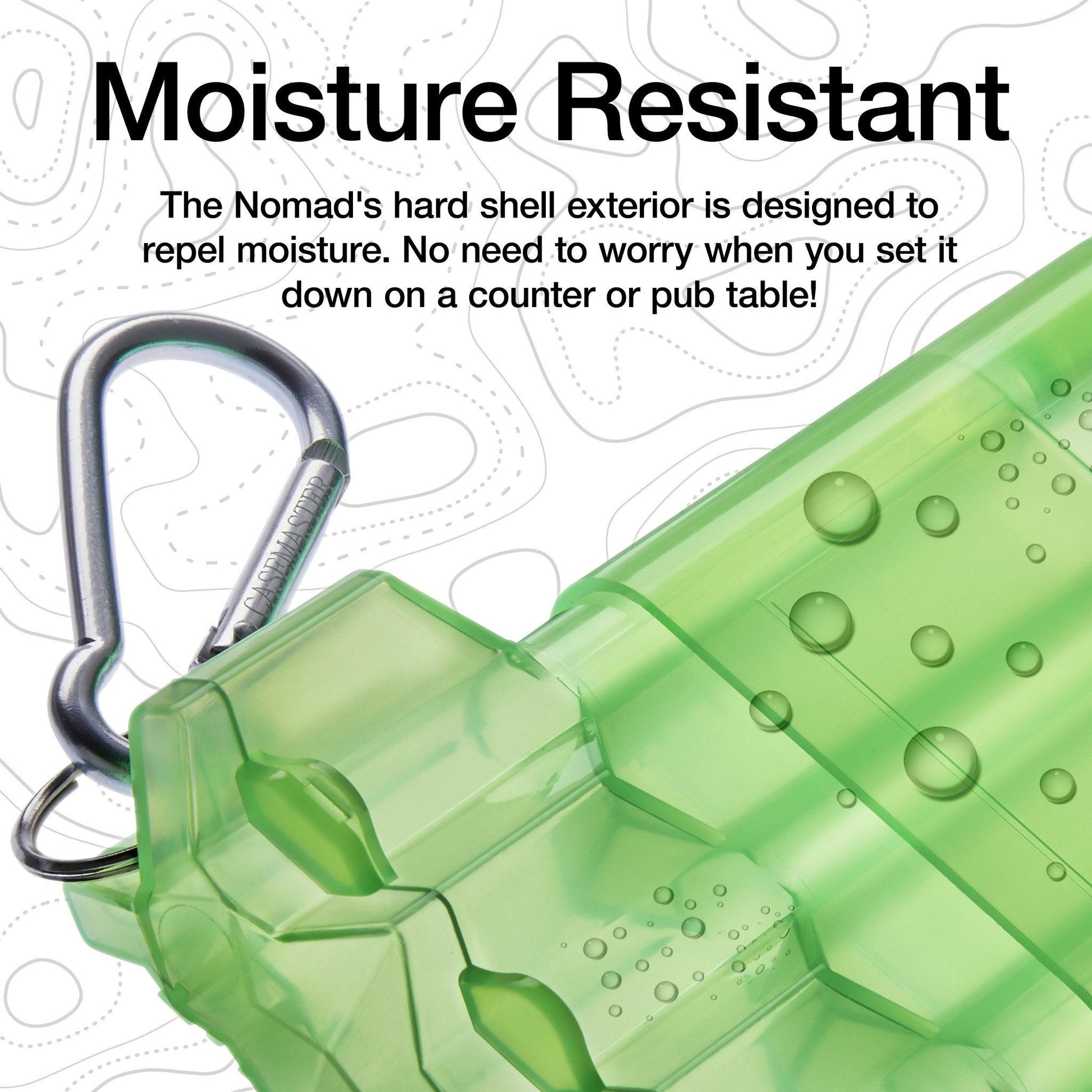 [REFURBISHED] Casemaster Nomad Adjustable Dart Case Neon Green Refurbished Refurbished GLD Products 