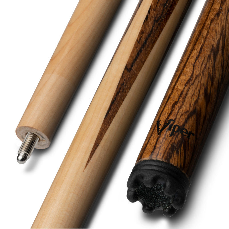 Viper Sneaky Pete Zebrawood Cue 19 Ounce