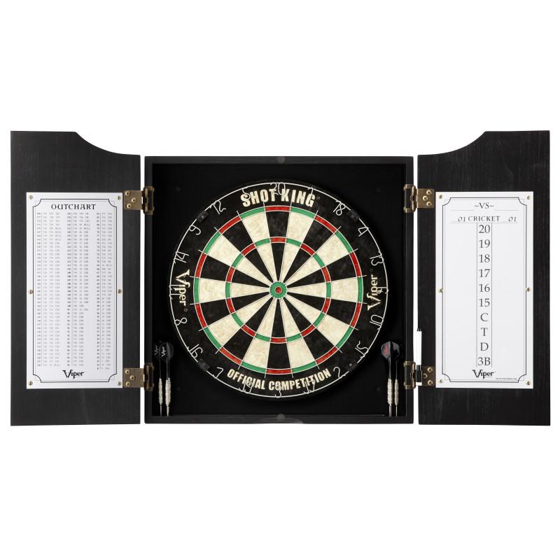 Viper Hudson Dartboard Cabinet Black Dartboard Cabinets Viper 