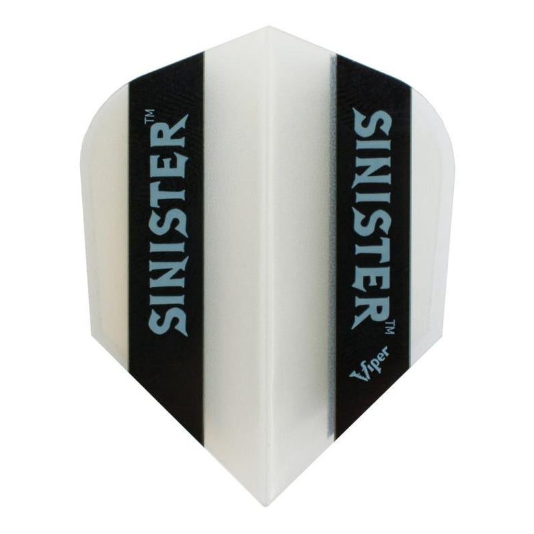 V-100 Sinister Flights Standard Translucent White Dart Flights Viper 