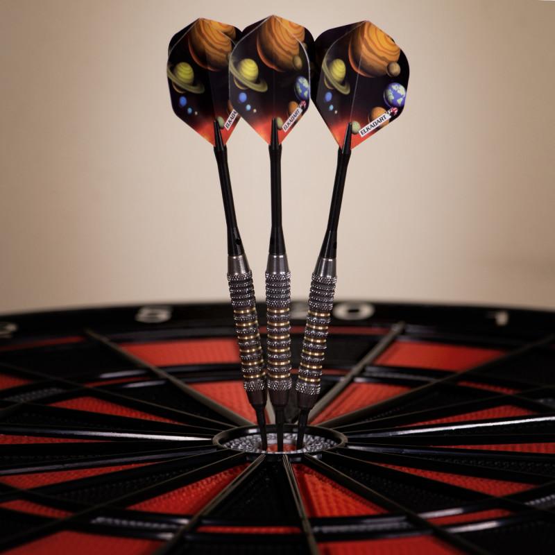 Elkadart Orbital Soft Tip Darts Knurl Ringed Barrel Soft-Tip Darts Elkadart 