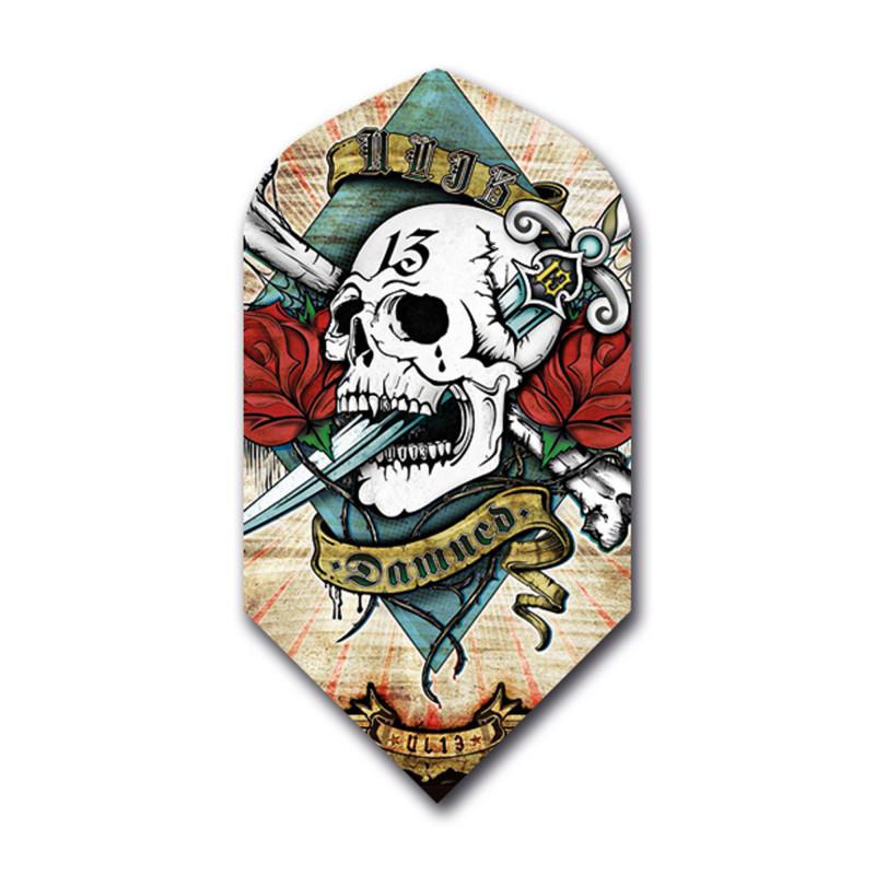 Damned Alchemy Skull and Roses Slim Flights Dart Flights Viper 