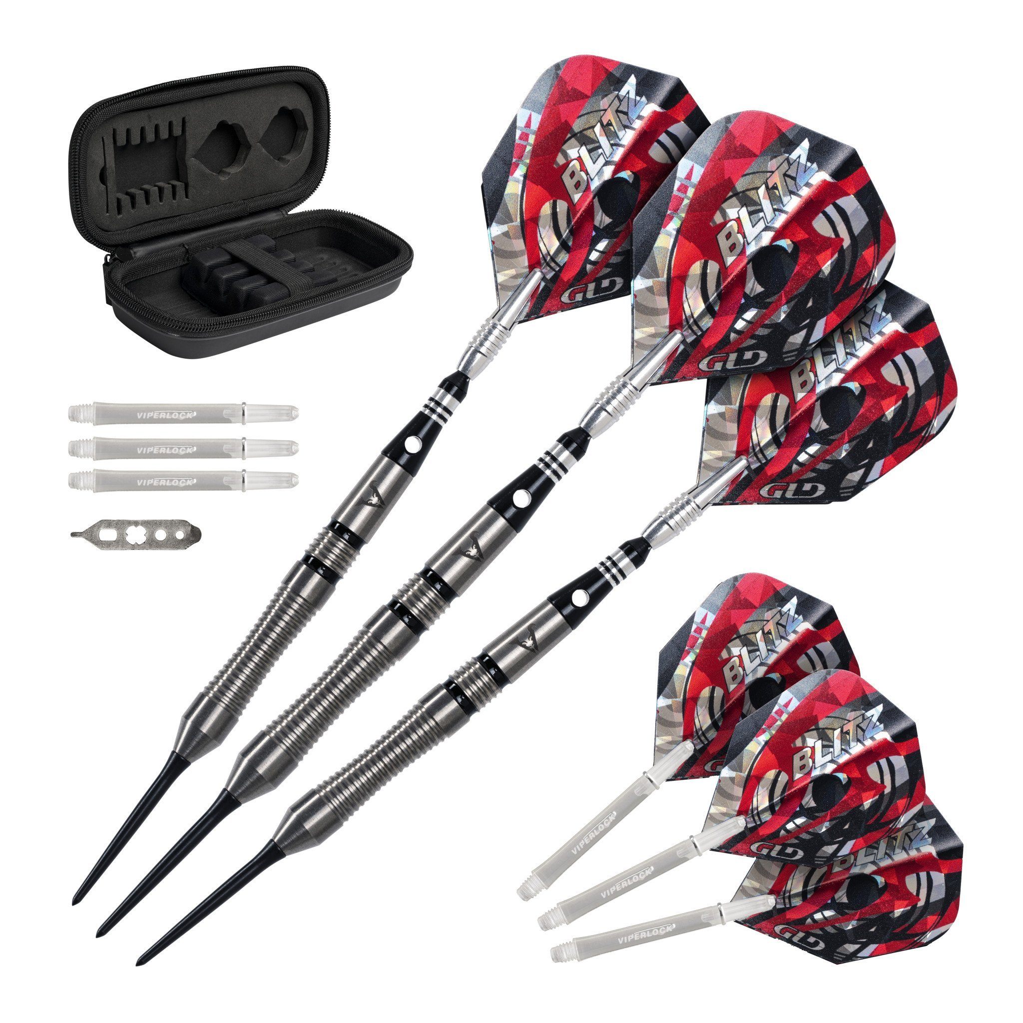 OPEN BOX] Viper Blitz Darts 95% Tungsten Steel Tip Darts 22 Grams