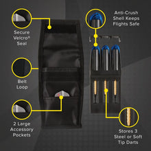 Load image into Gallery viewer, Casemaster Single Black Dart Case Dart Cases Casemaster 
