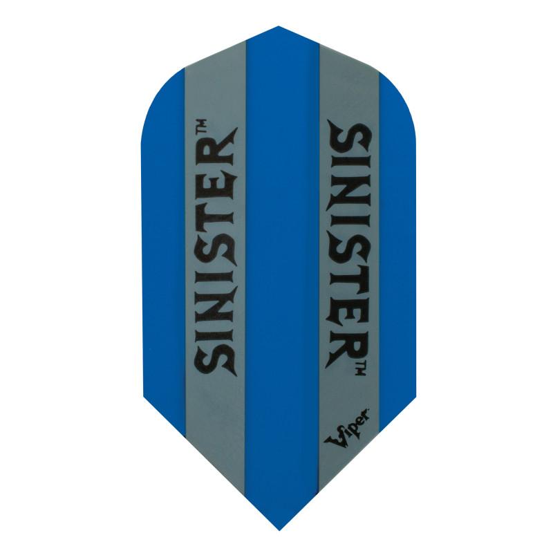 V-100 Sinister Flights Slim Opaque Blue Dart Flights Viper 