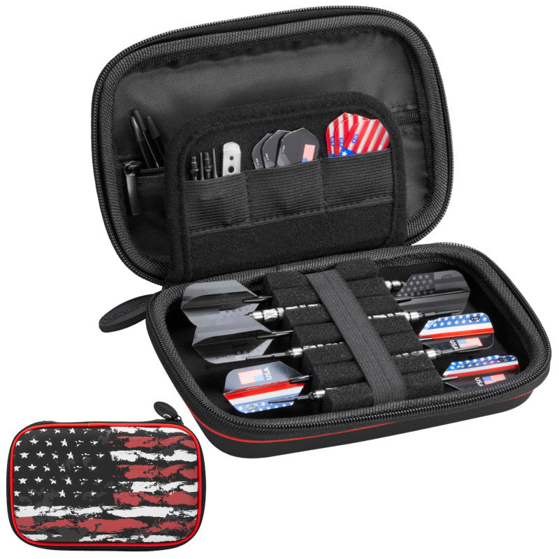 Casemaster Sentinel Dart Case American Flag Art Series