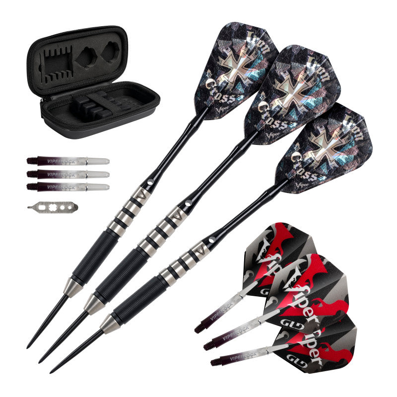 Viper Desperado 80% Tungsten Steel Tip Darts Iron Cross 24 Grams