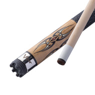 Viper Sinister Black and White Wrap with Brown Stain Billiard/Pool Cue Stick 21 Ounce