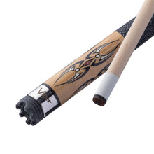 Load image into Gallery viewer, Viper Sinister Black and White Wrap with Brown Stain Billiard/Pool Cue Stick 21 Ounce
