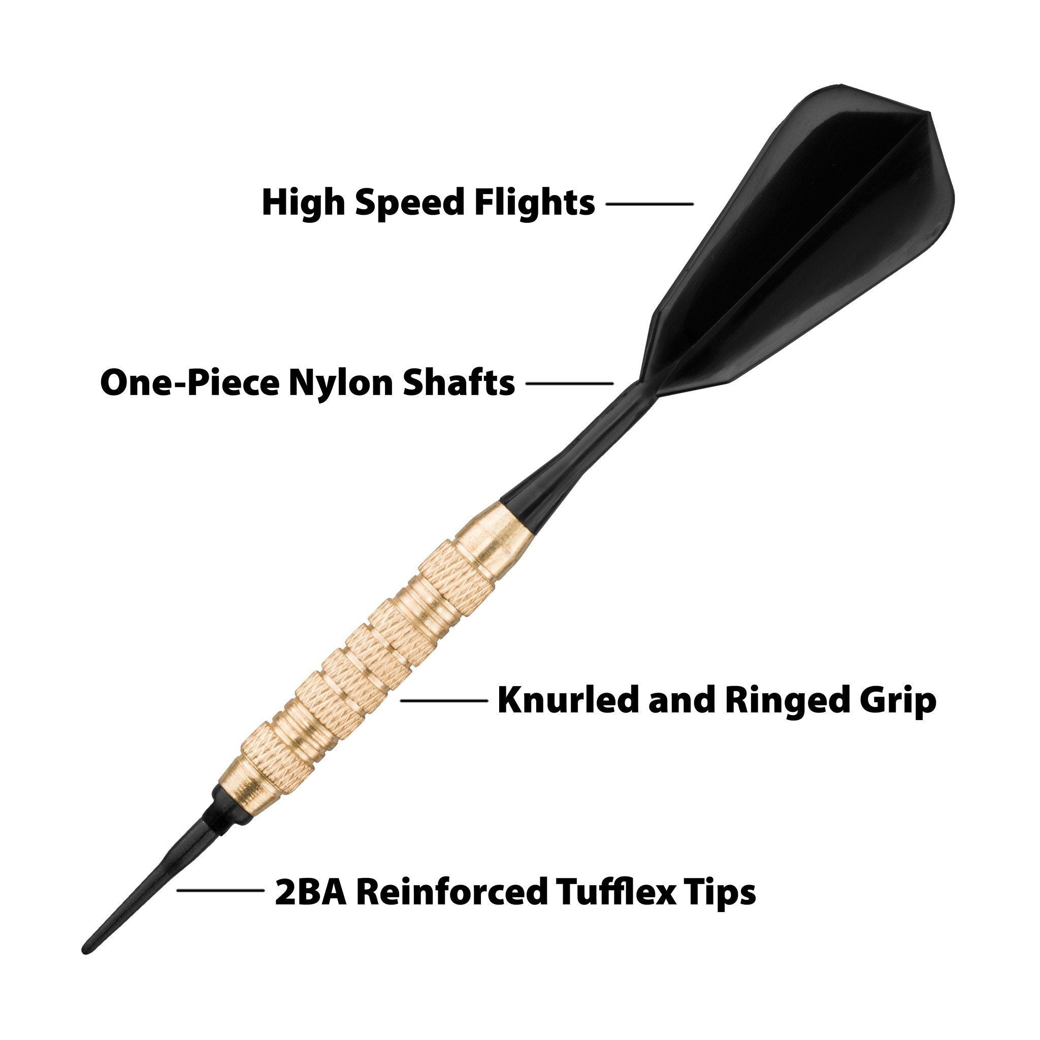 [REFURBISHED] Fat Cat Highlander Soft Tip Darts 16 Grams Refurbished Refurbished GLD Products 