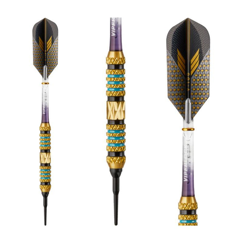 Viper Wizard Blue/Black Soft Tip Darts 18 Grams Soft-Tip Darts Viper 