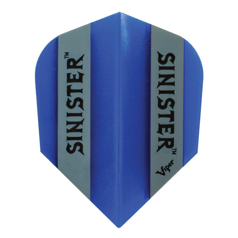 V-100 Sinister Flights Standard Translucent Blue Dart Flights Viper 