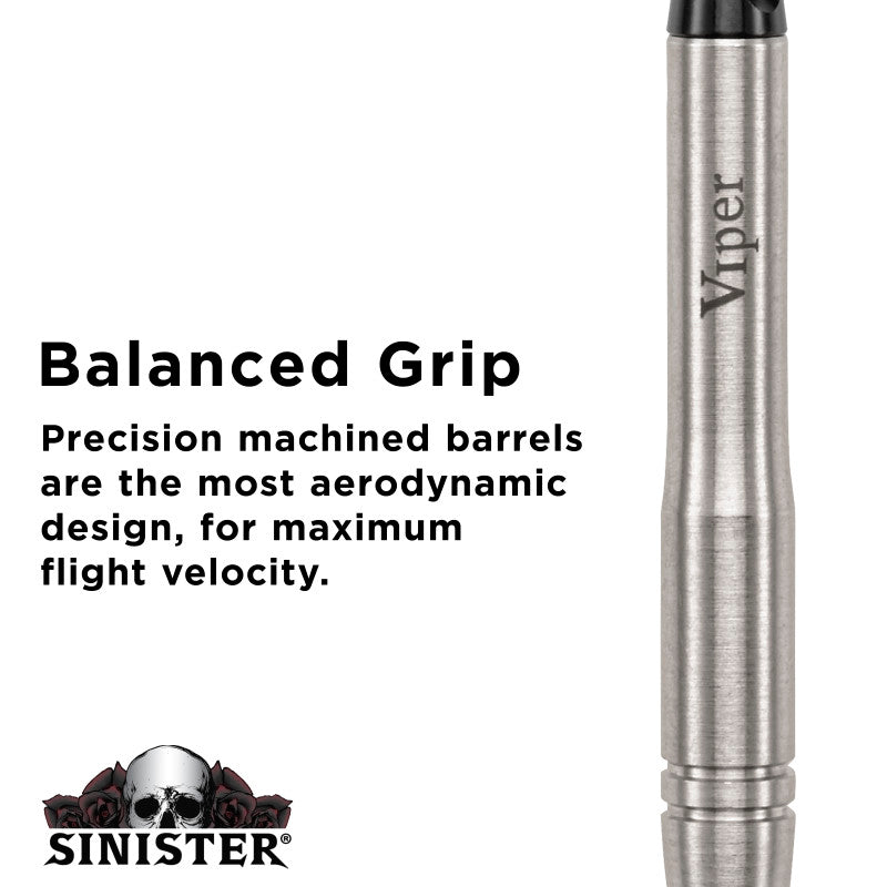 Viper Sinister 95% Tungsten Soft Tip Darts Grooved Barrel 18 Grams