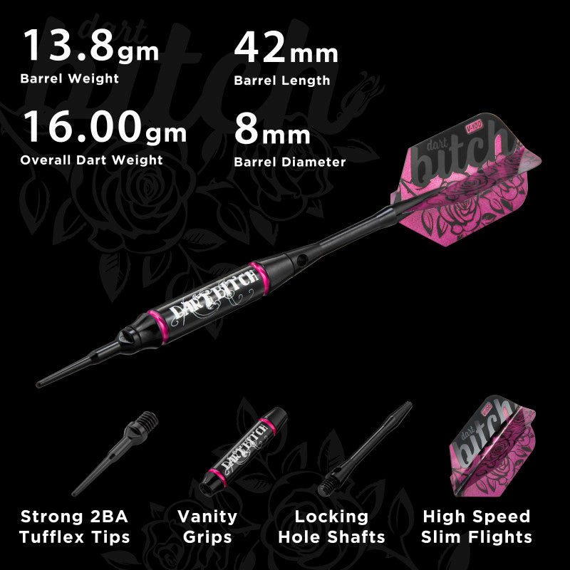 Viper Vanity Dart Bitch Soft Tip Darts 16 Grams