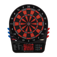 Viper Metropolitan Espresso Soft Tip Dartboard Cabinet, 800 Electronic Dartboard, and Dart Laser Line Darts Viper 