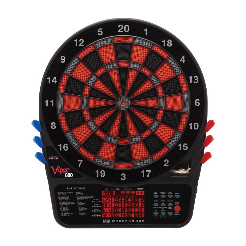 Viper 800 Electronic Dartboard, Metropolitan Cinnamon Cabinet & Shadow Buster Dartboard Light Bundle Darts Viper 